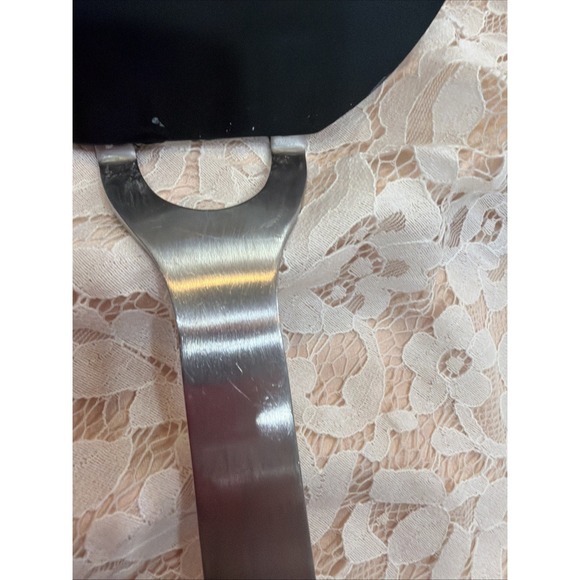 Amco Rust Proof Stainless Short Spatula Black Heat Resistant Nylon USA 11031 Com - Picture 8 of 16